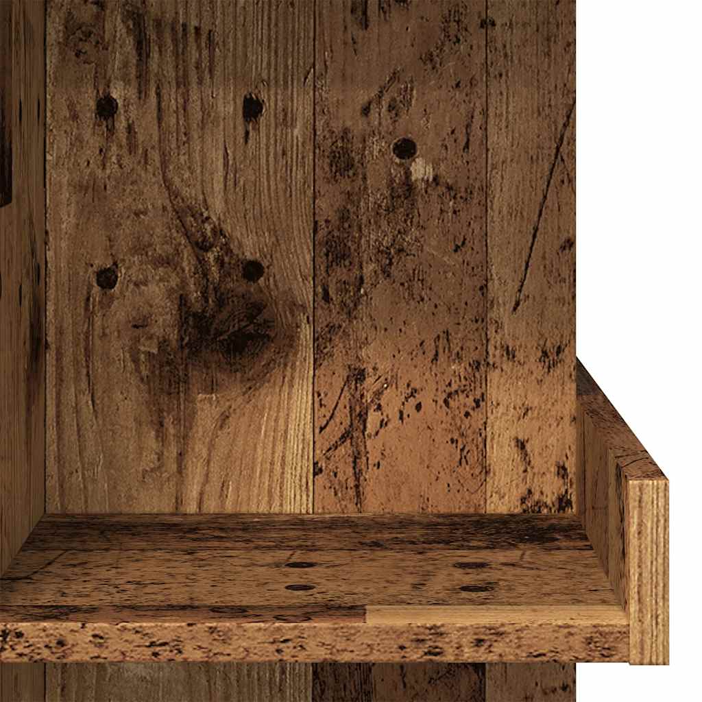 Barbord med oppbevaring gammelt tre 100x48x101,5 cm