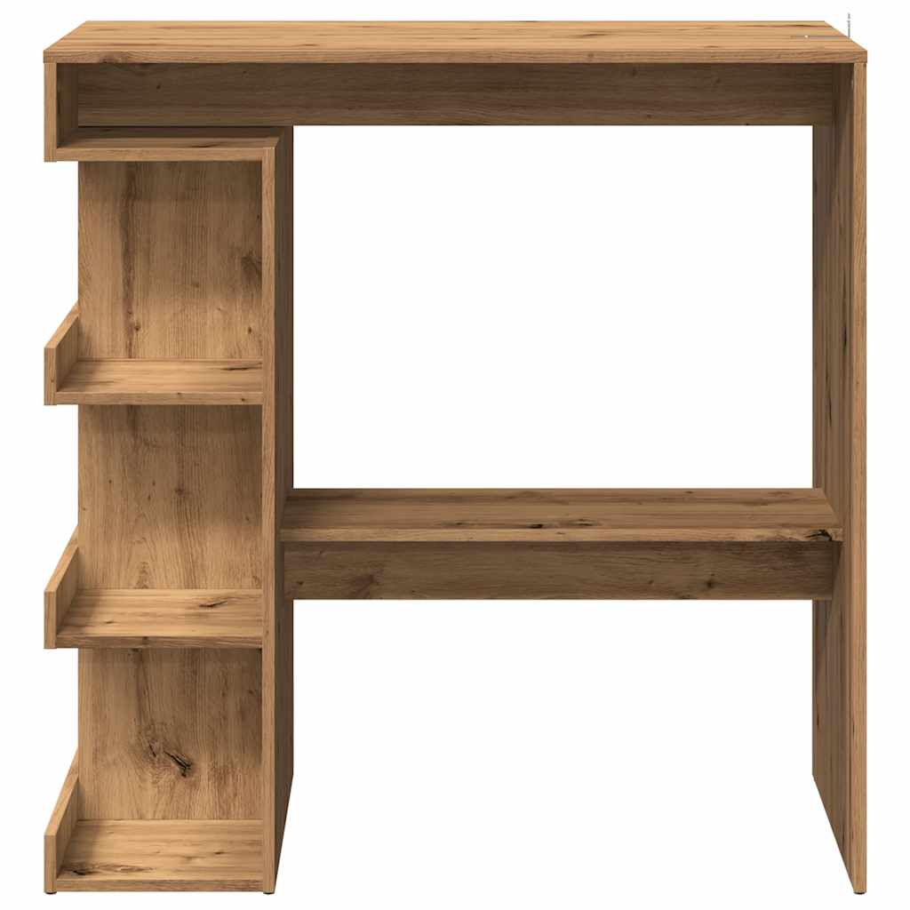 Barbord med oppbevaring artisan eik 100x48x101,5 cm