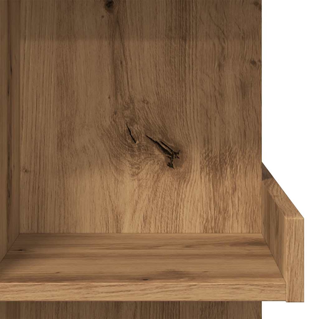 Barbord med oppbevaring artisan eik 100x48x101,5 cm