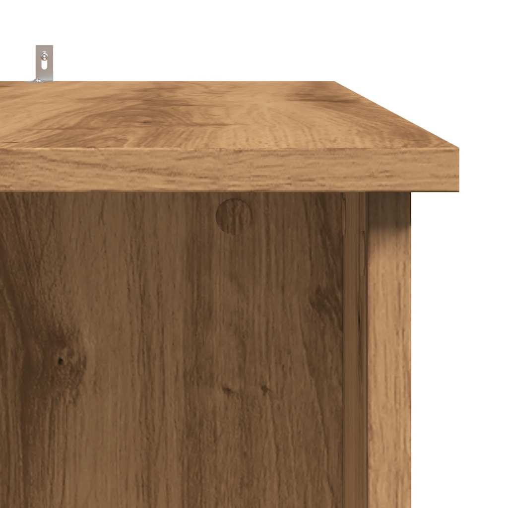 Barbord med hylle artisan eik 102x50x103,5 cm konstruert tre