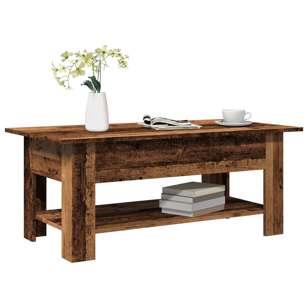Salongbord Sofabord Gammelt Tre 102x55x42 cm