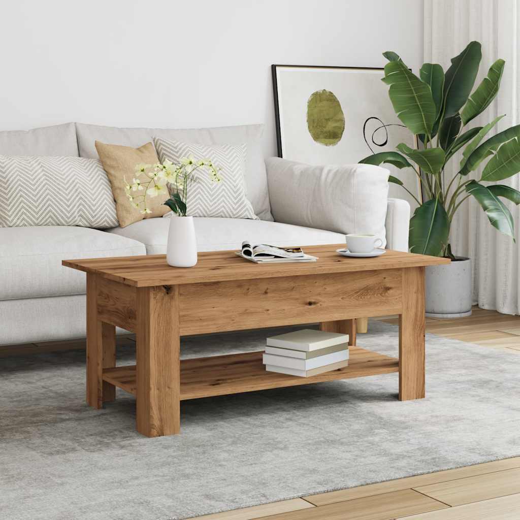 Salongbord Sofabord Artisan Eik 102x55x42 cm