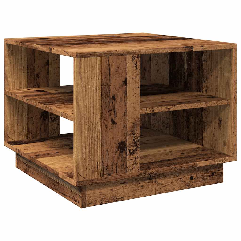 Salongbord Sofabord Gammelt Tre 55x55x42 cm