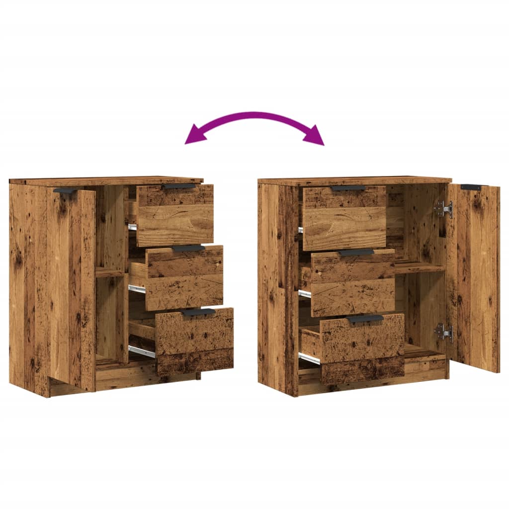 Skjenk Gammelt Tre 60x30x70 cm