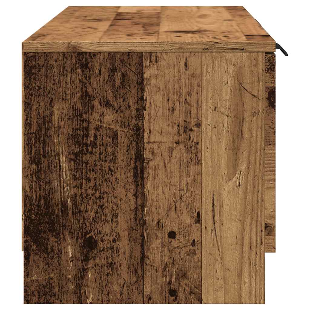 TV-Møbel Gammelt Tre TV-benk 102x35x36,5 cm