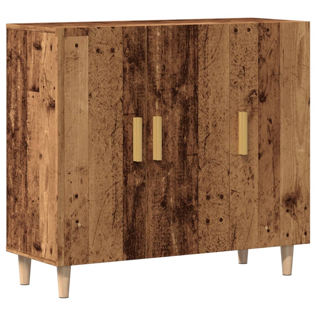 Skjenk Gammelt Tre 90x34x80 cm
