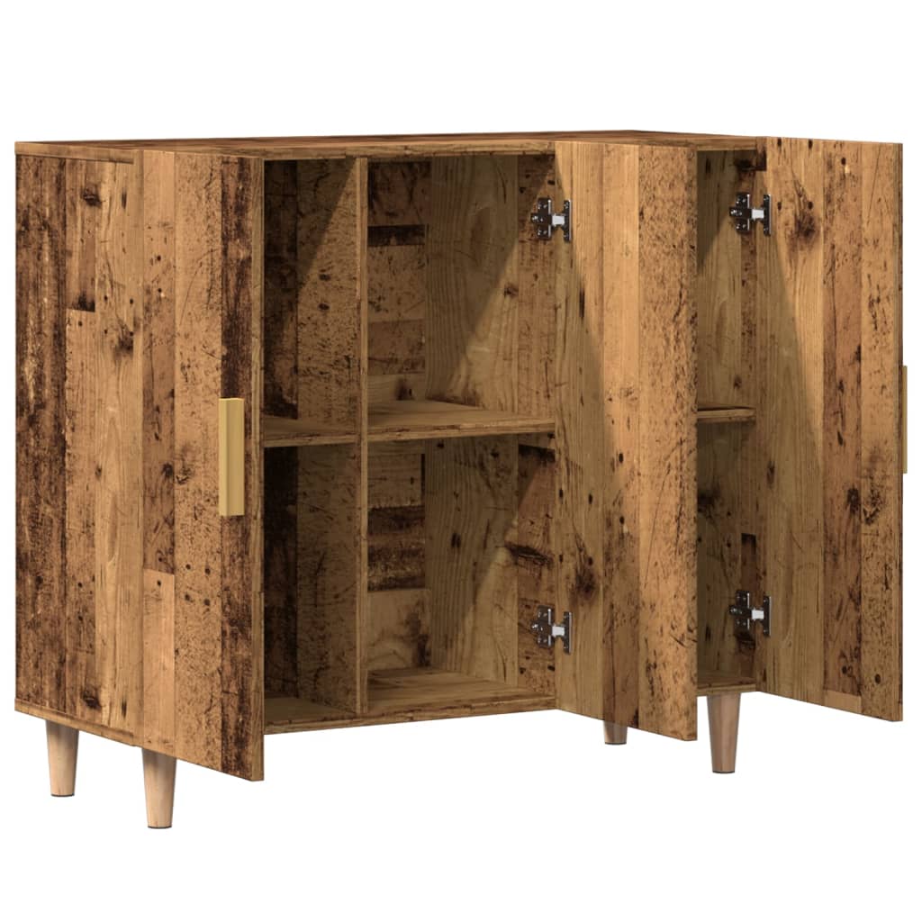 Skjenk Gammelt Tre 90x34x80 cm