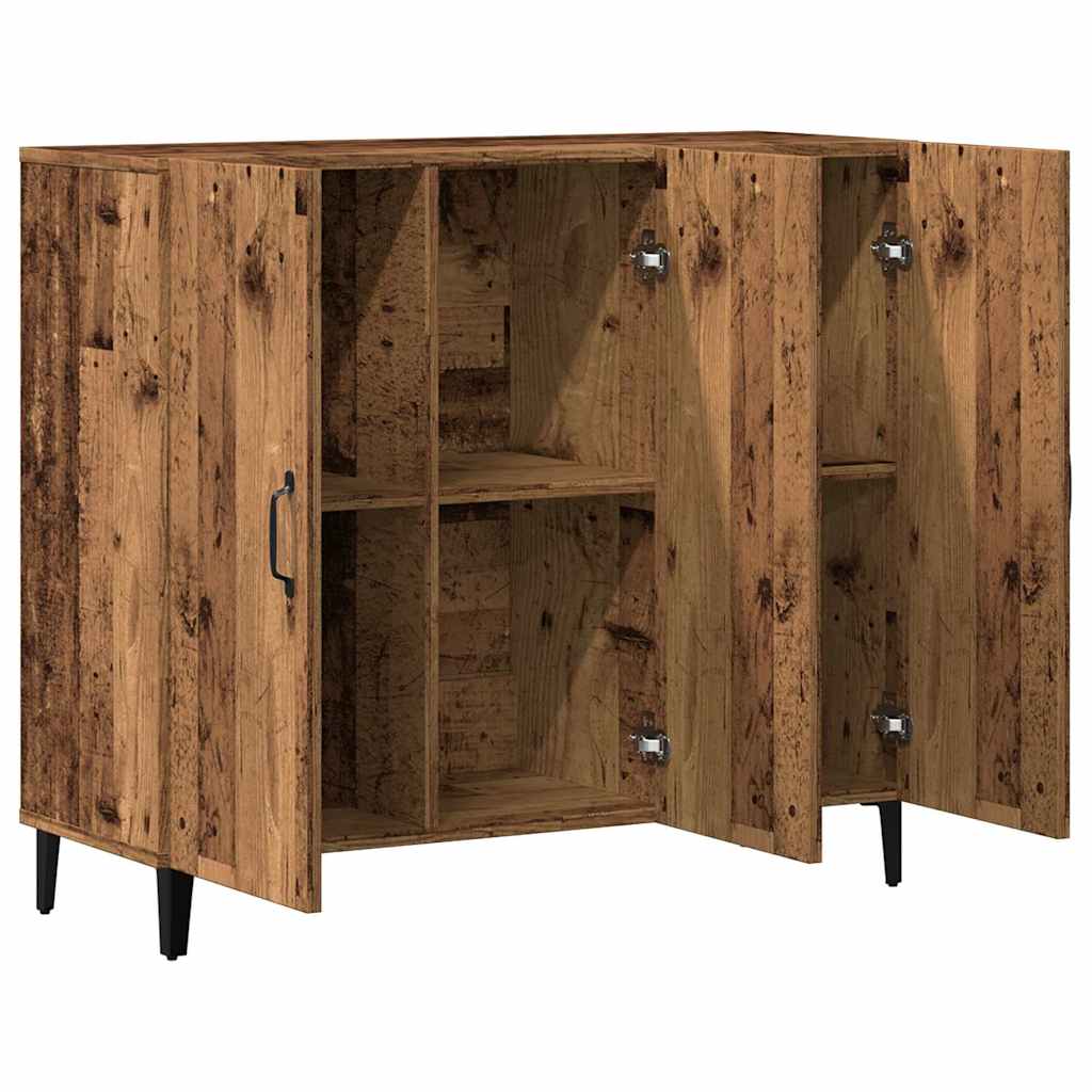 Skjenk Gammelt Tre 90x34x80 cm