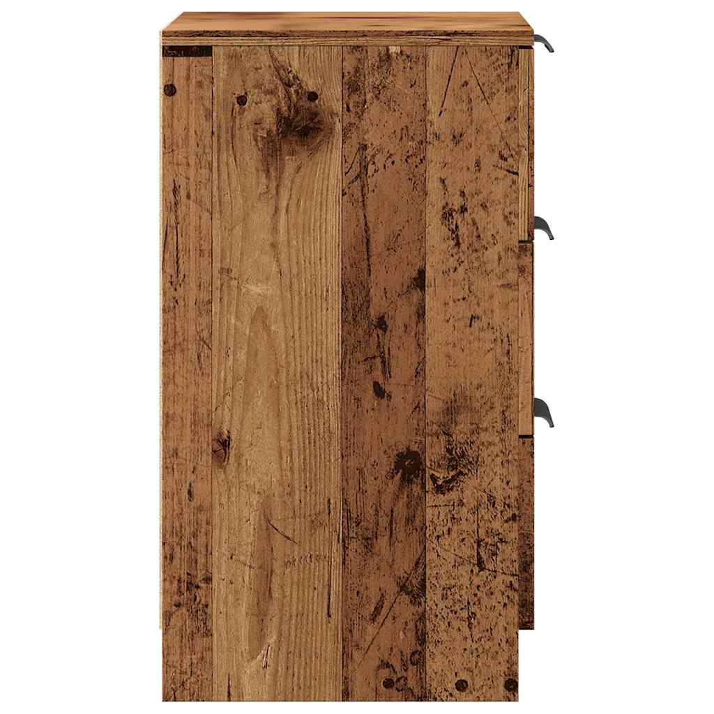 Nattbord Sengbord Gammelt Tre 40x36x65 cm