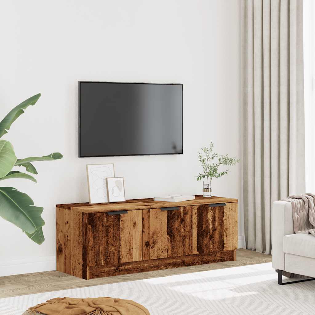 TV-Møbel Gammelt Tre TV-benk 102x35x36,5 cm