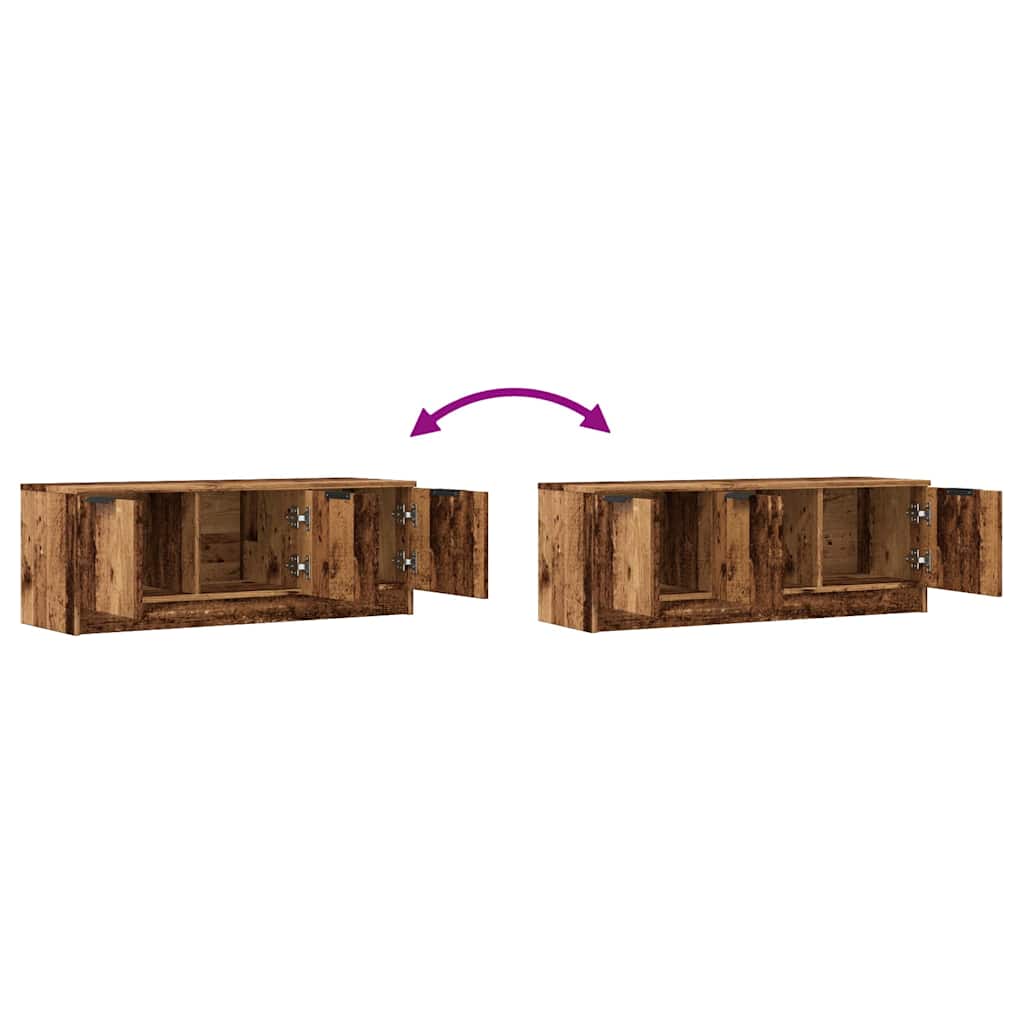 TV-Møbel Gammelt Tre TV-benk 102x35x36,5 cm
