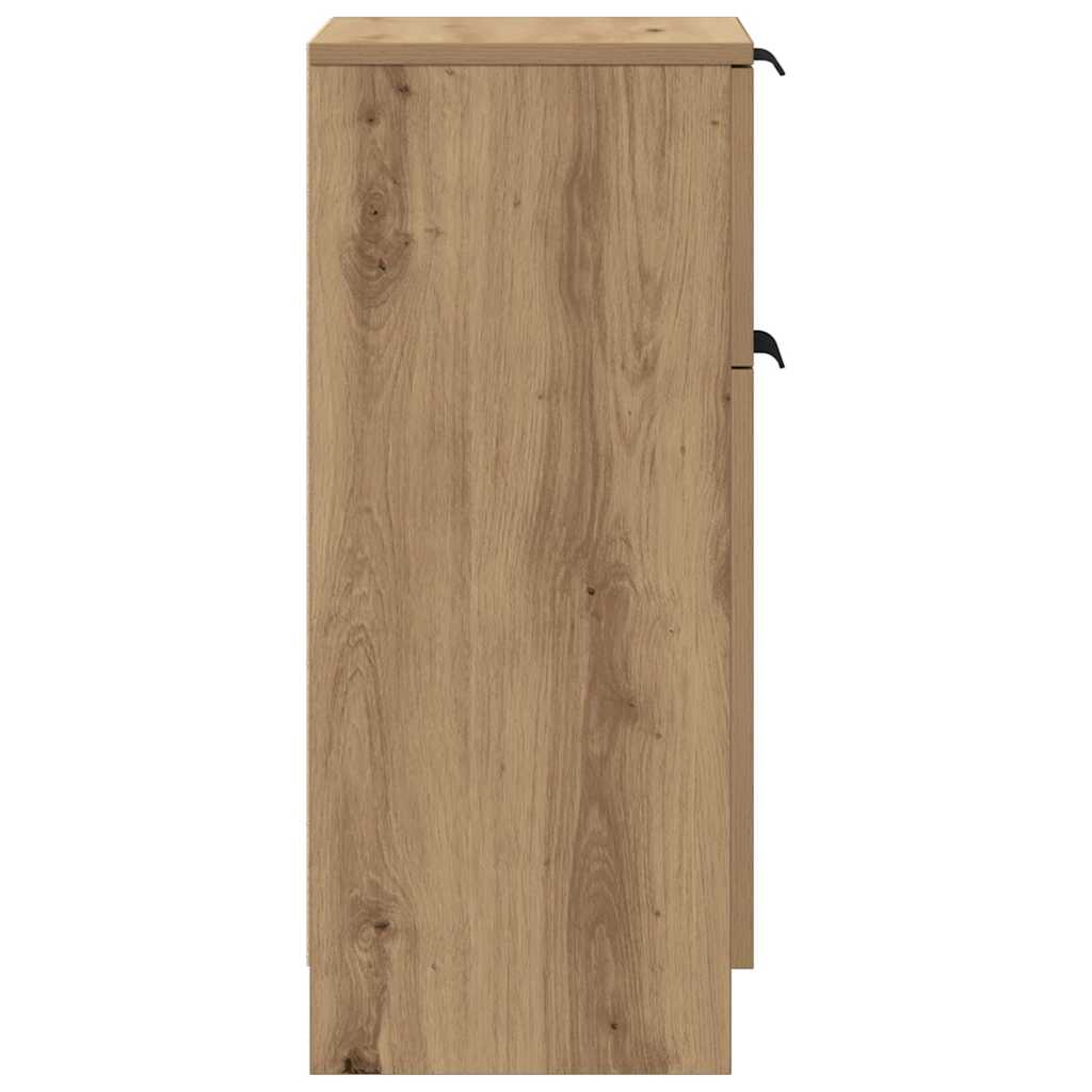 Skjenk artisan eik 30x30x70 cm konstruert tre