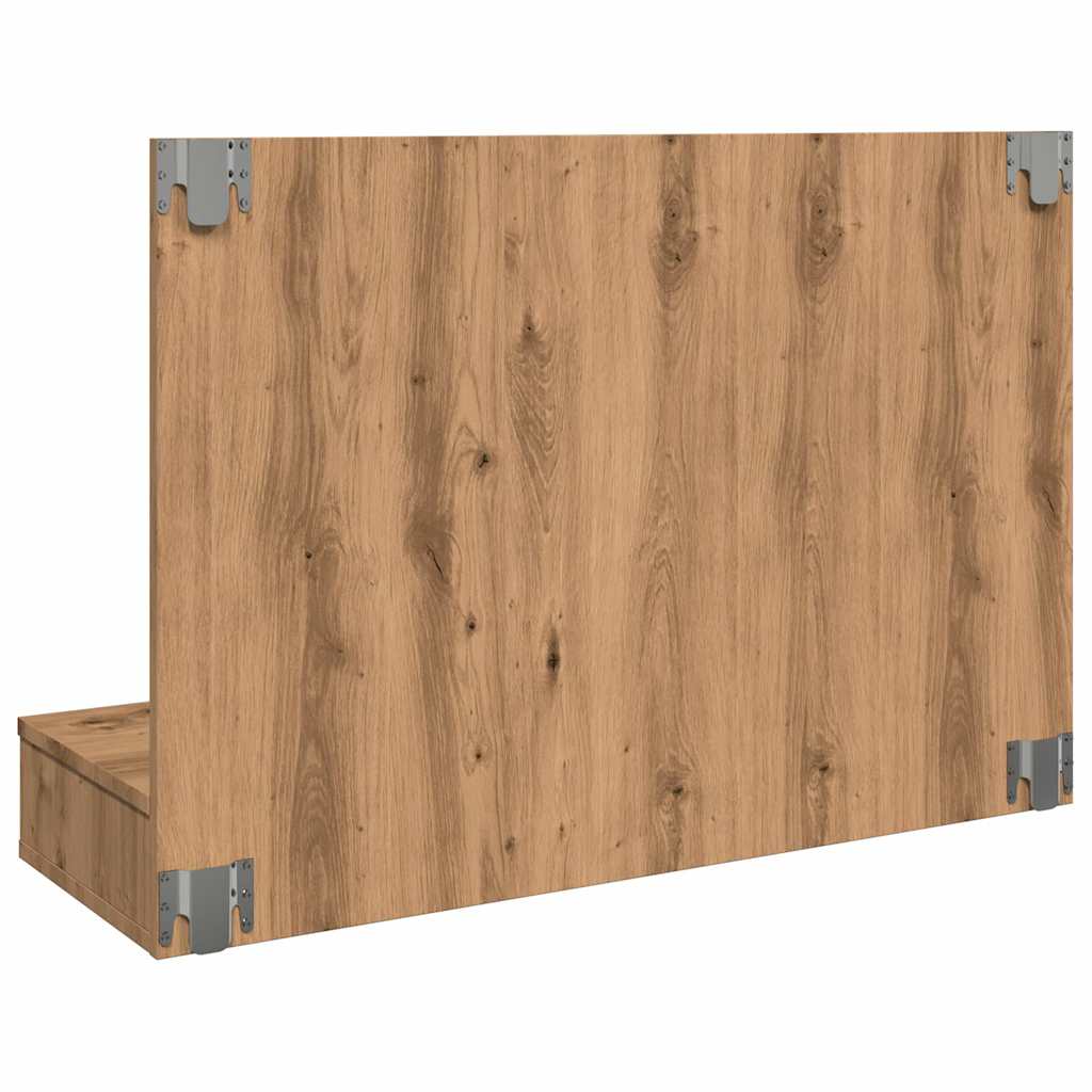 Baderomsspeil Speilskap med LED Artisan Eik 90x31,5x62 cm
