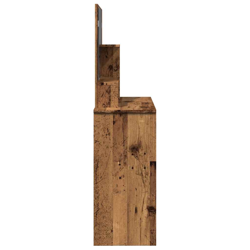 Sminkebord Gammelt Tre speil 86,5x35x136 cm