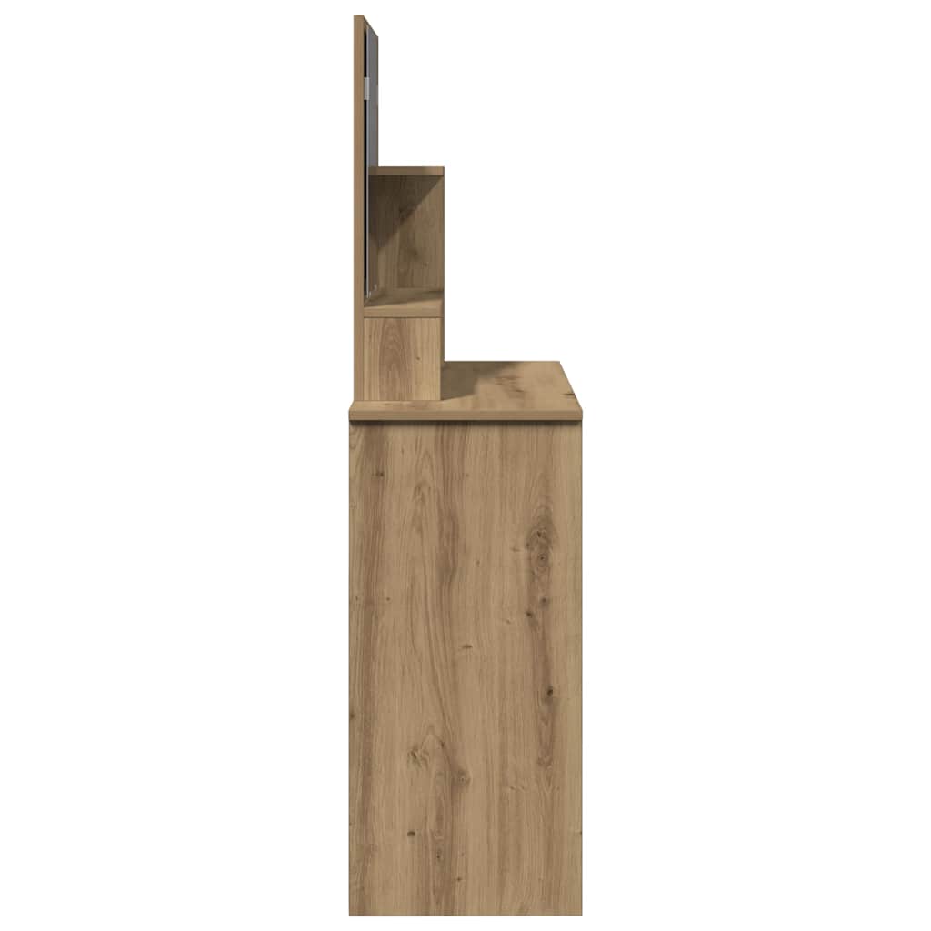 Sminkebord Artisan Eik speil 86,5x35x136 cm