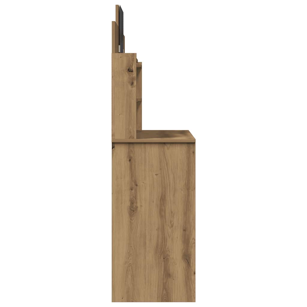 Sminkebord Artisan Eik speil 96x39x142 cm