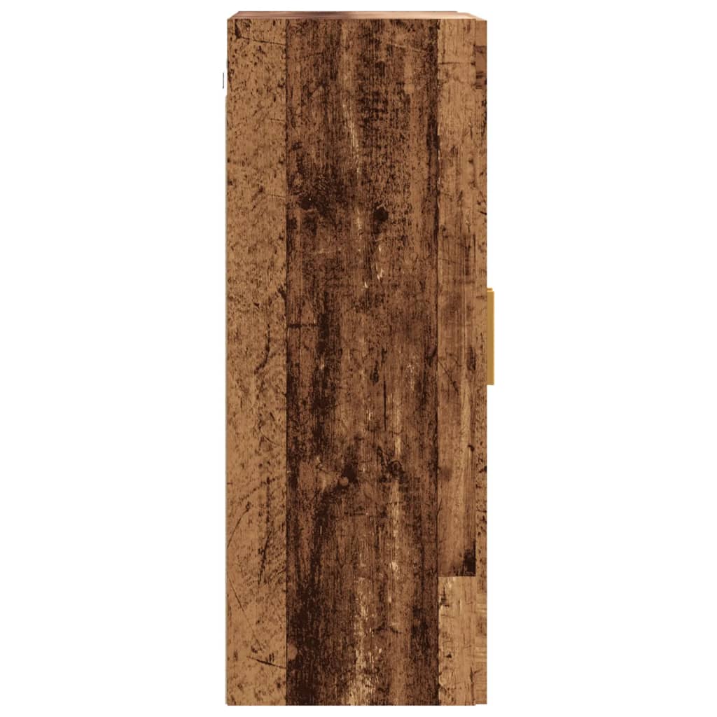 Veggskap Gammelt Tre 69,5x34x90 cm