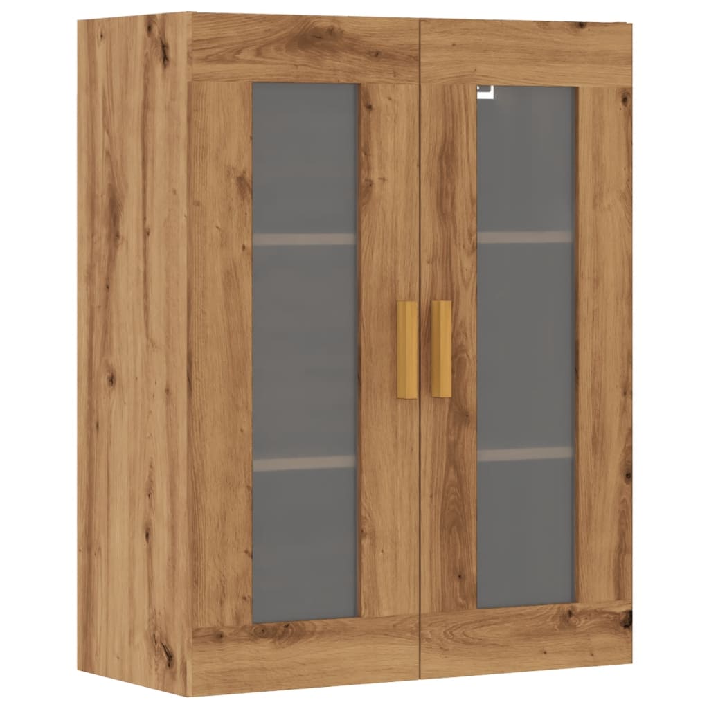 Veggskap Brun Eik 69,5x34x90 cm