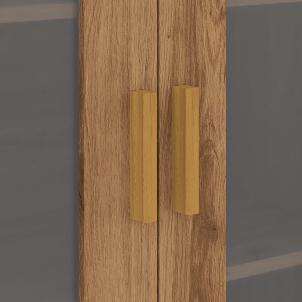 Veggskap Brun Eik 69,5x34x90 cm