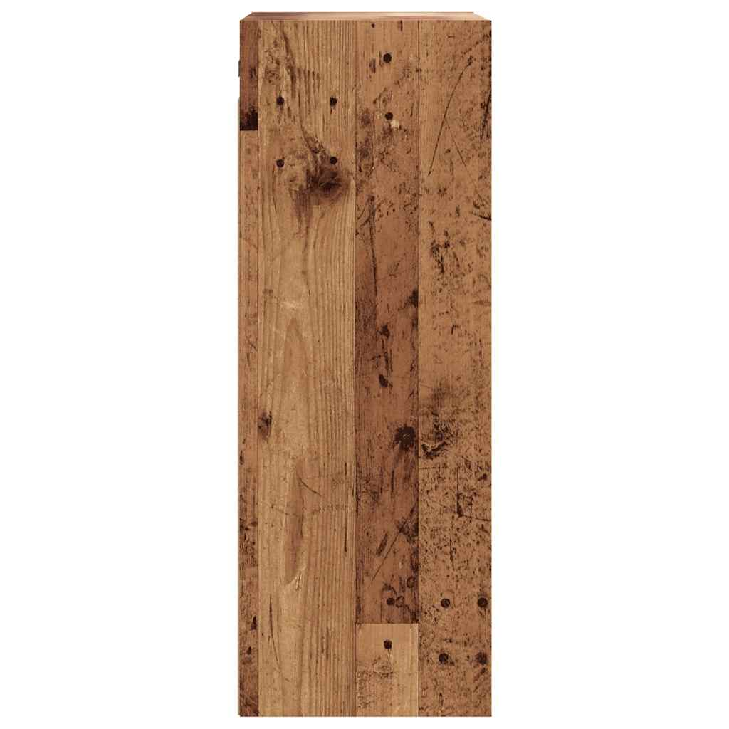 Vegghylle Gammelt Tre 69,5x32,5x90 cm