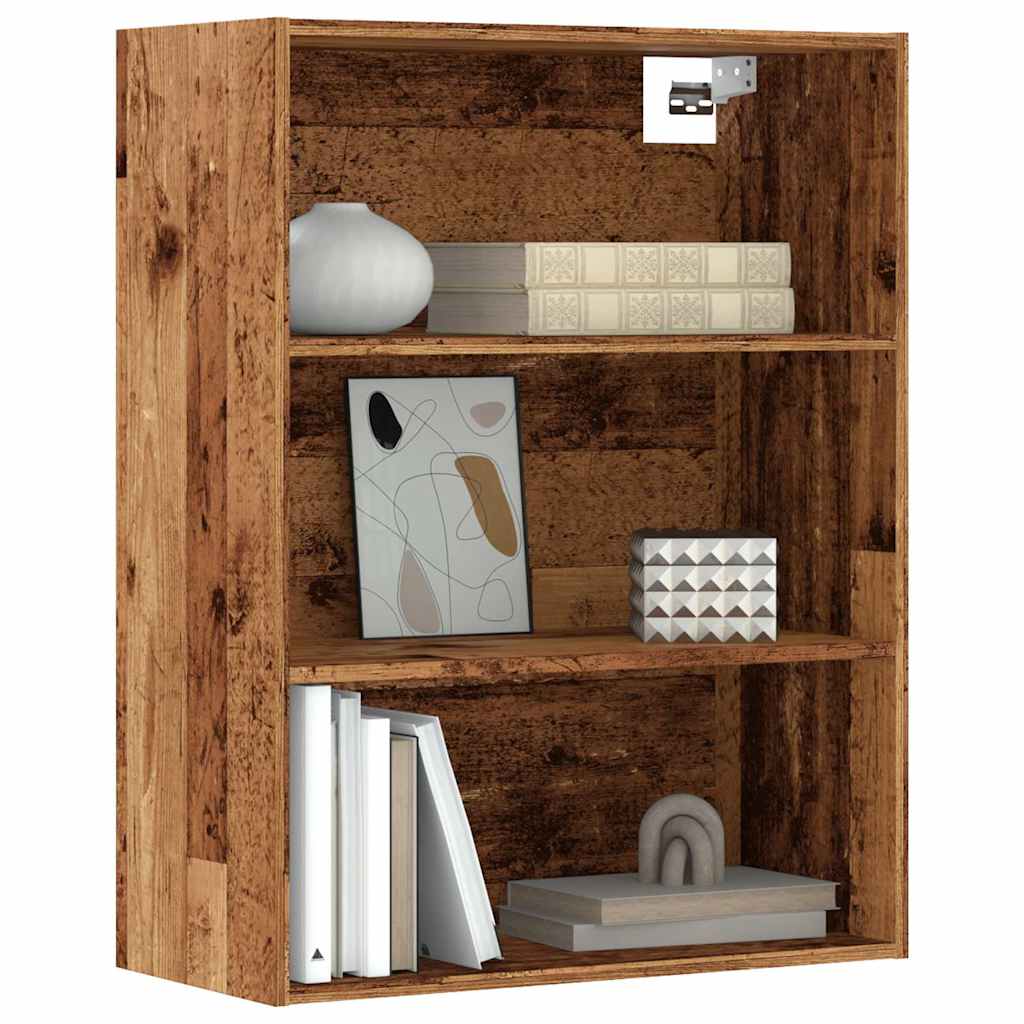 Vegghylle Gammelt Tre 69,5x32,5x90 cm