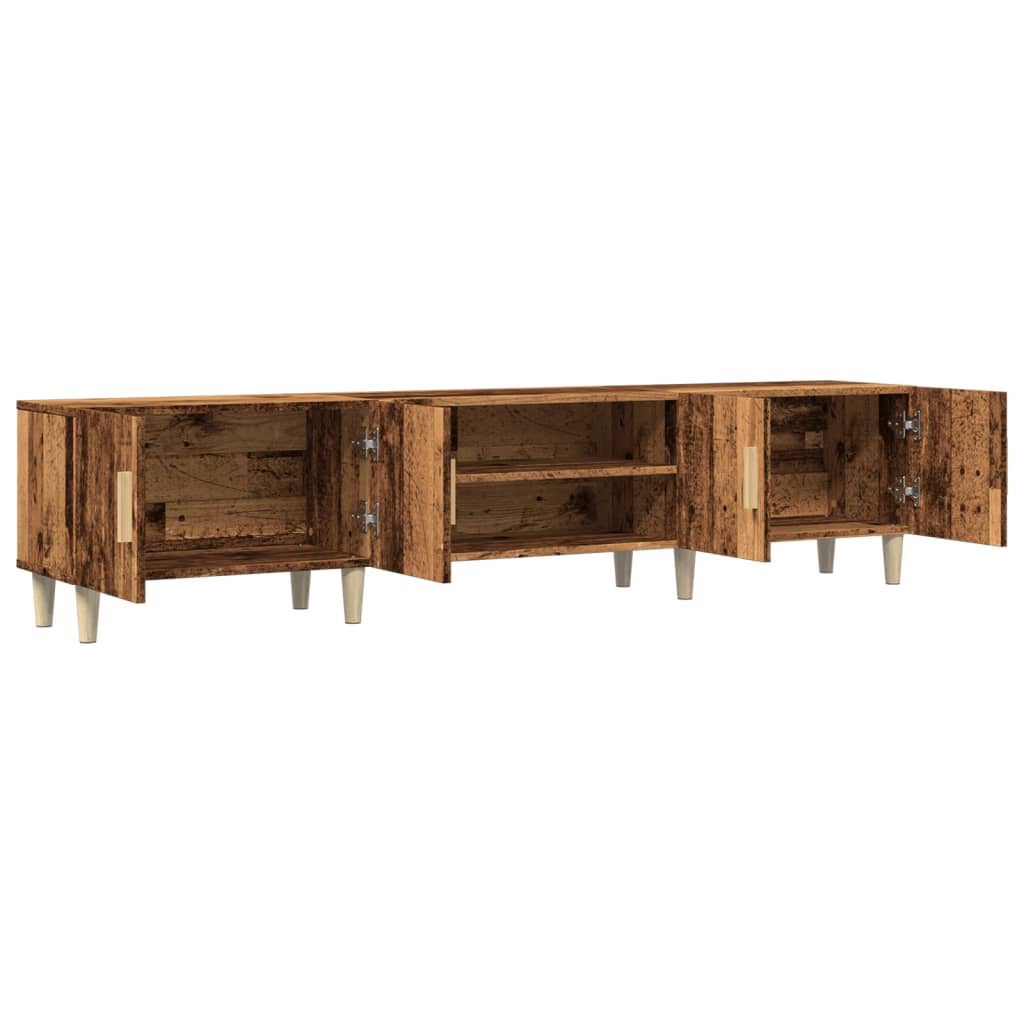 TV-Møbel Gammelt Tre TV-benk 180x31,5x40 cm