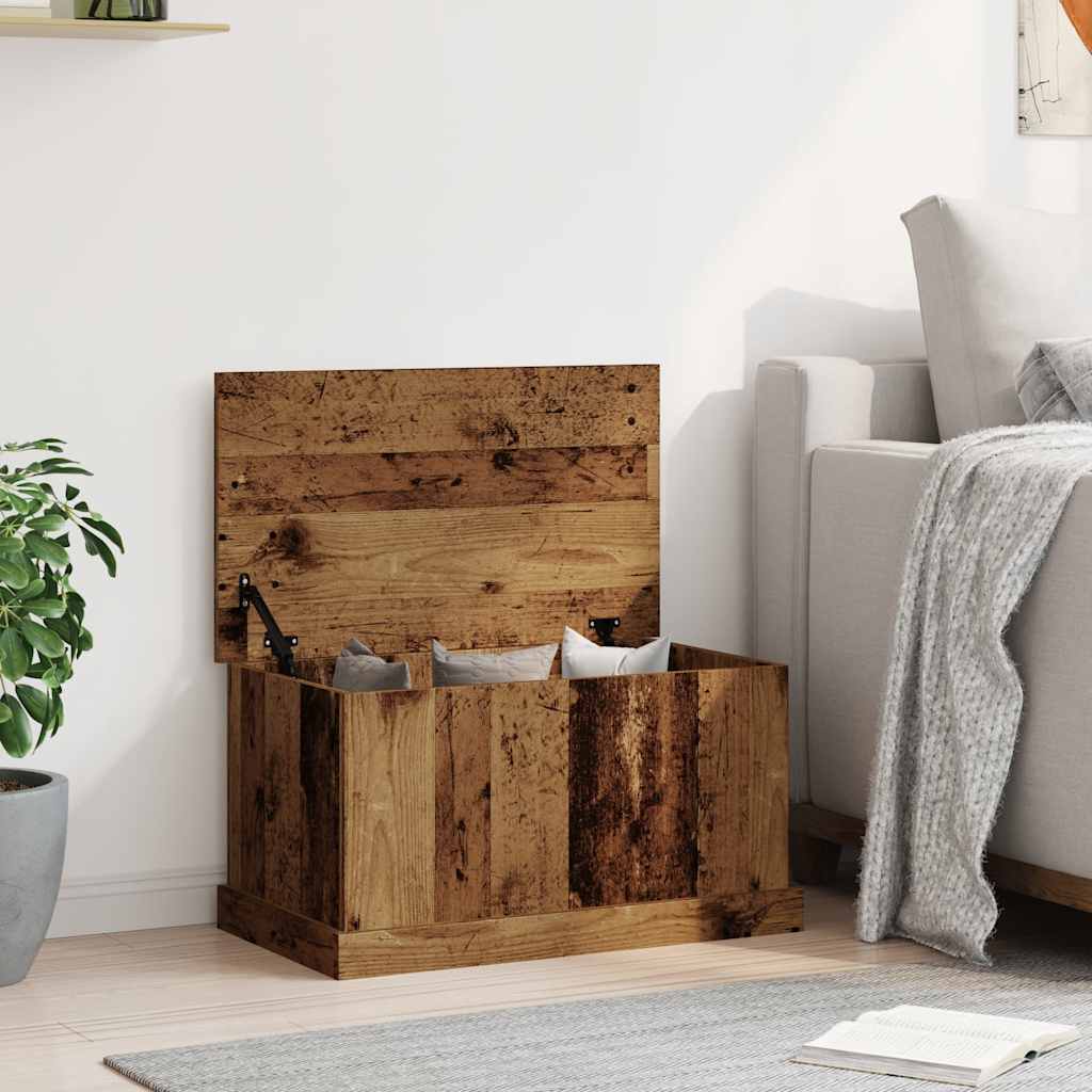 Oppbevaringskiste Gammelt Tre 70x40x38 cm