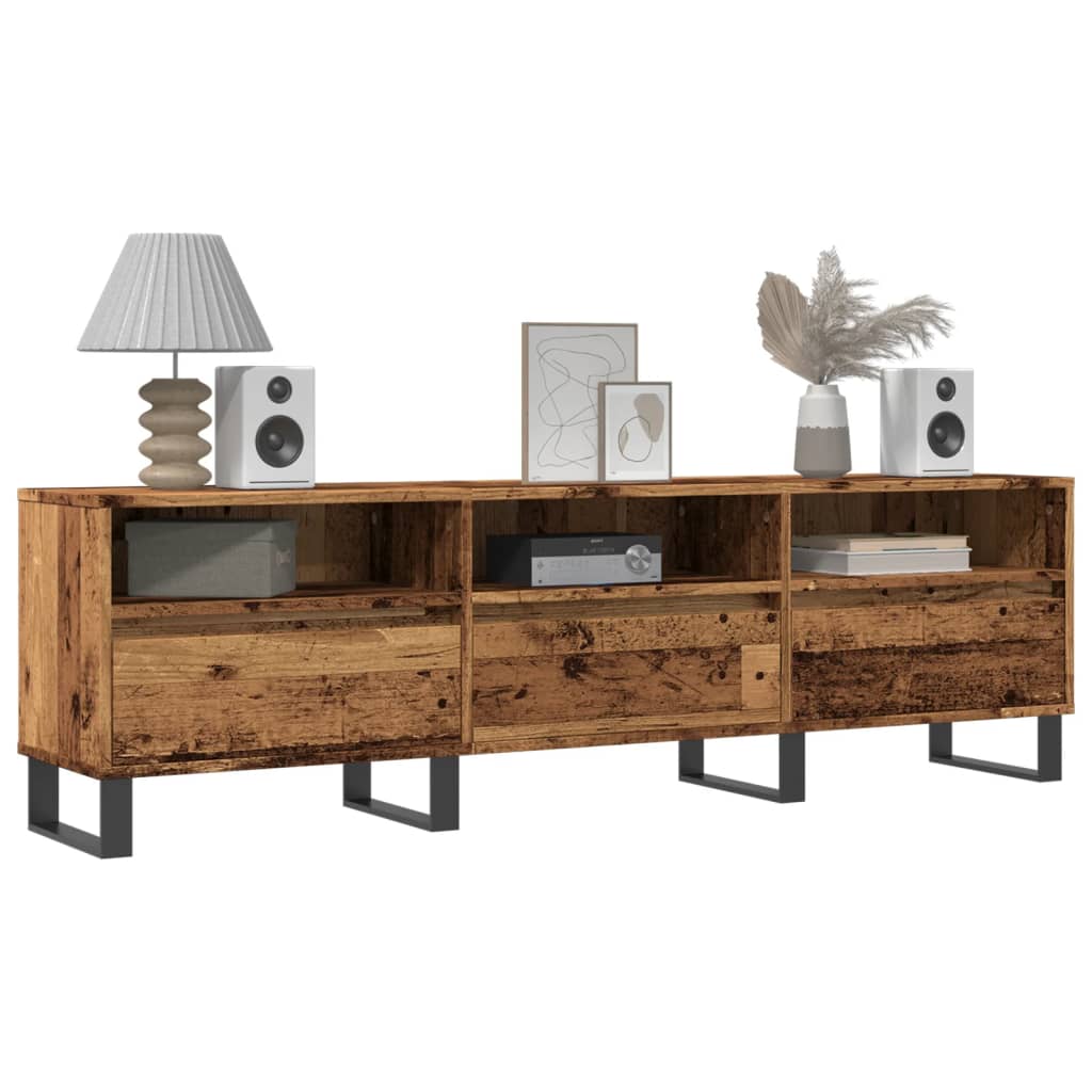 TV-Møbel Gammelt Tre TV-benk 150x30x44,5 cm
