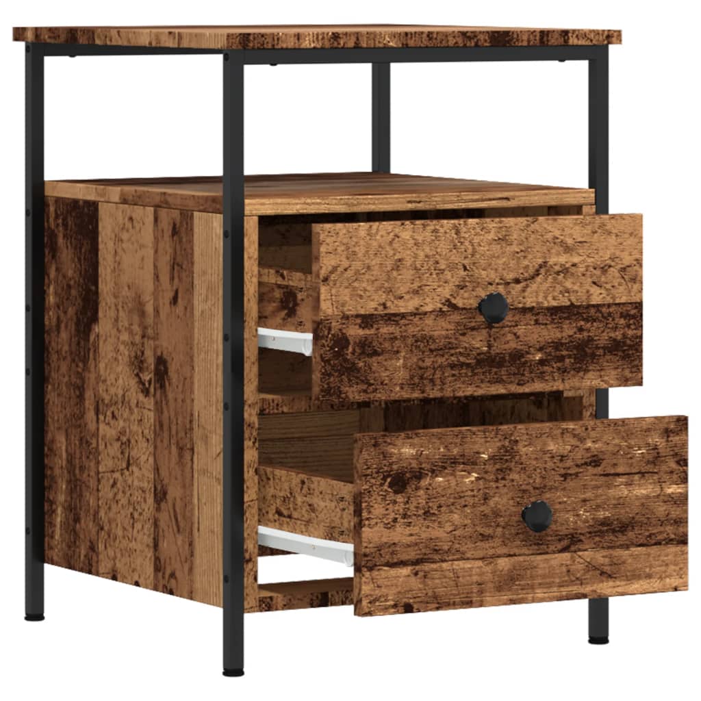 Nattbord Sengbord Gammelt Tre 44x45x60 cm