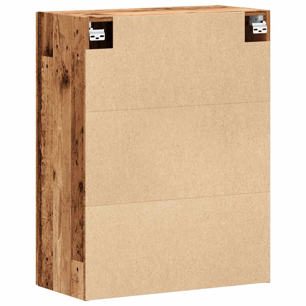 Veggskap Gammelt Tre 69,5x34x90 cm