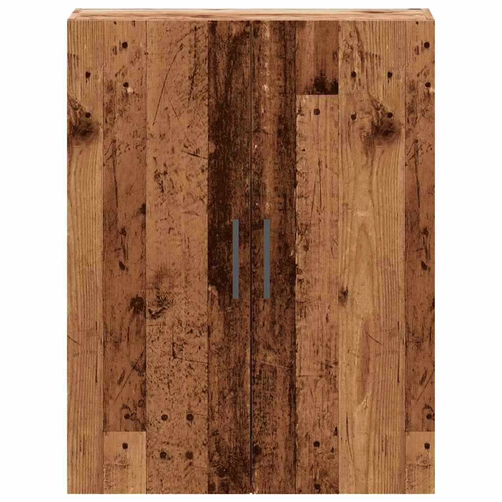 Veggskap Gammelt Tre 69,5x34x90 cm