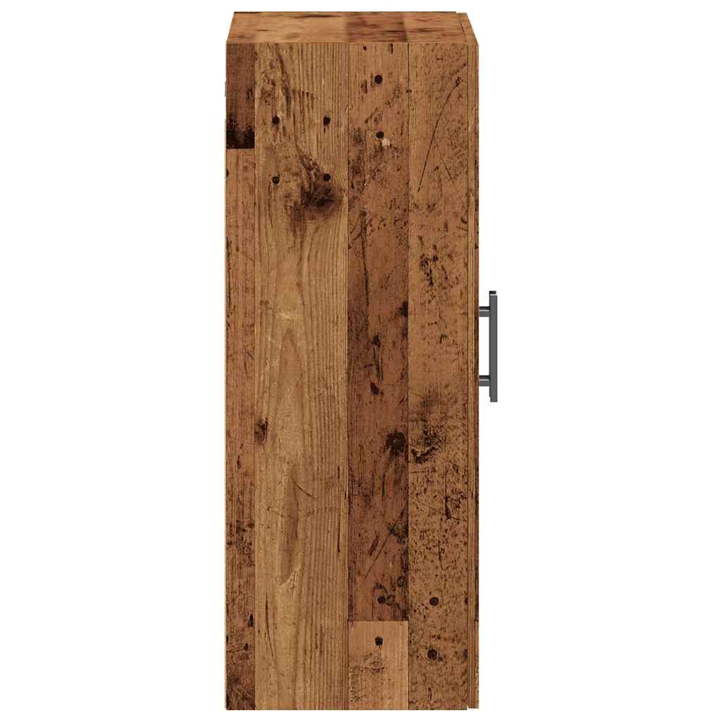Veggskap Gammelt Tre 69,5x34x90 cm