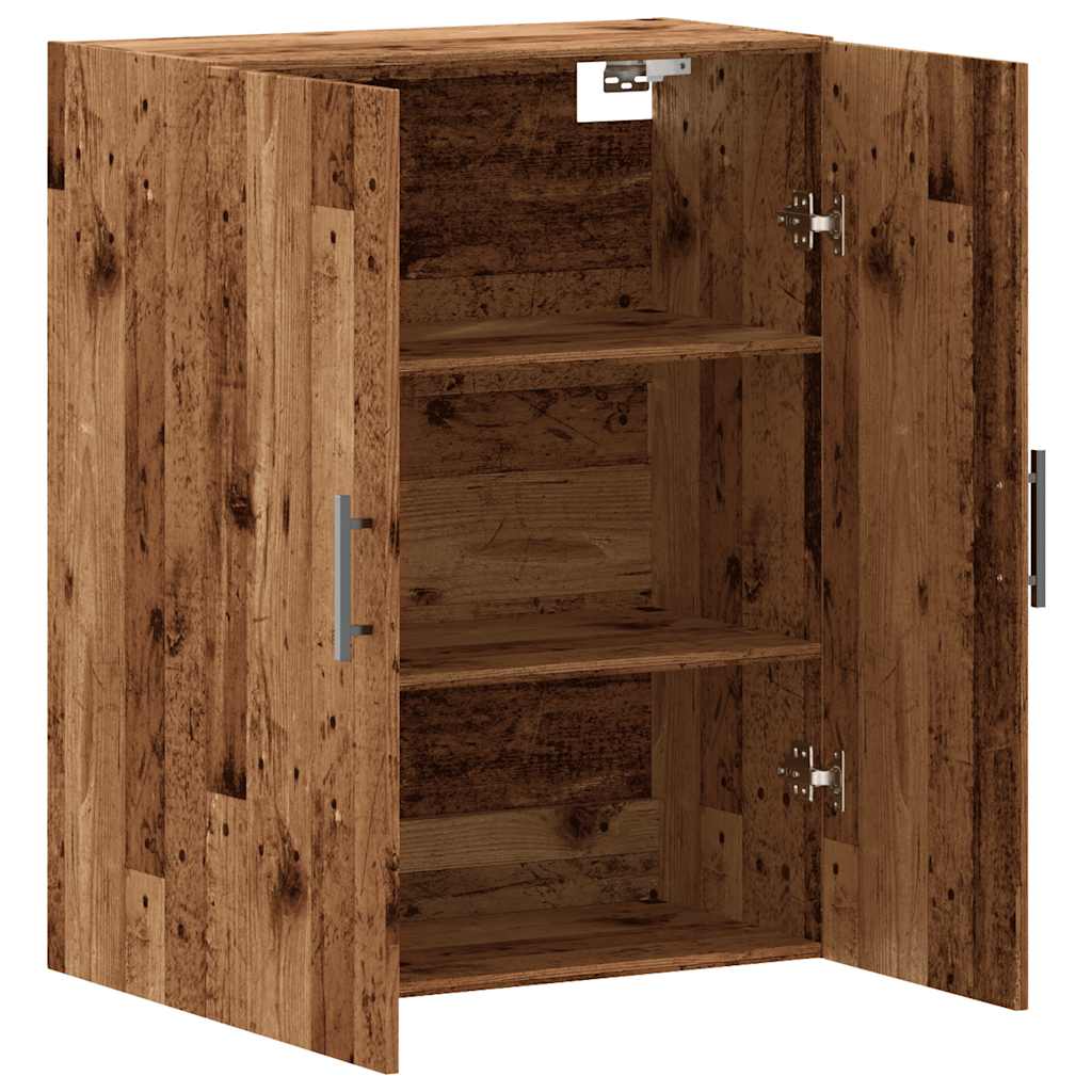 Veggskap Gammelt Tre 69,5x34x90 cm