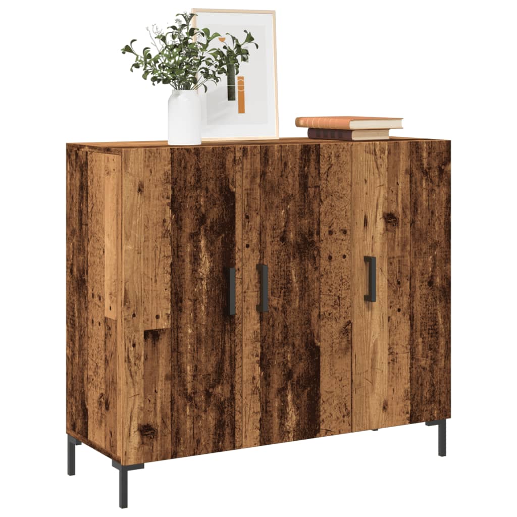 Skjenk Gammelt Tre 90x34x80 cm