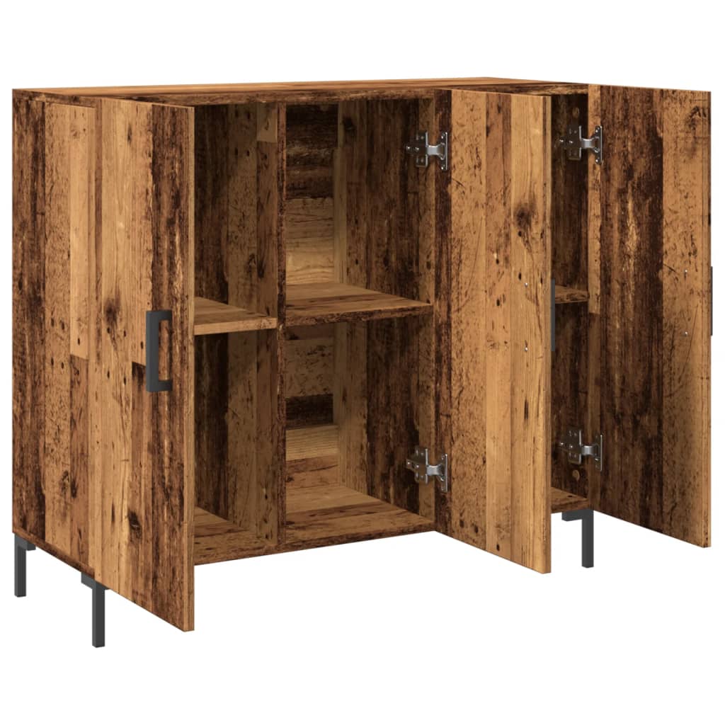 Skjenk Gammelt Tre 90x34x80 cm