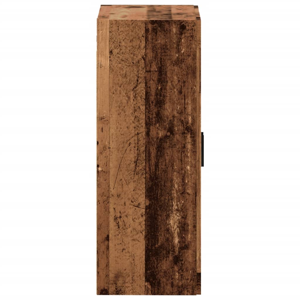 Veggskap Gammelt Tre 69,5x34x90 cm