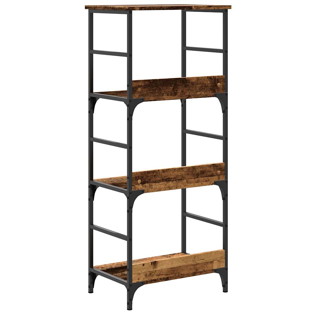 Bokhylle Gammelt Tre 50x33x117,5 cm