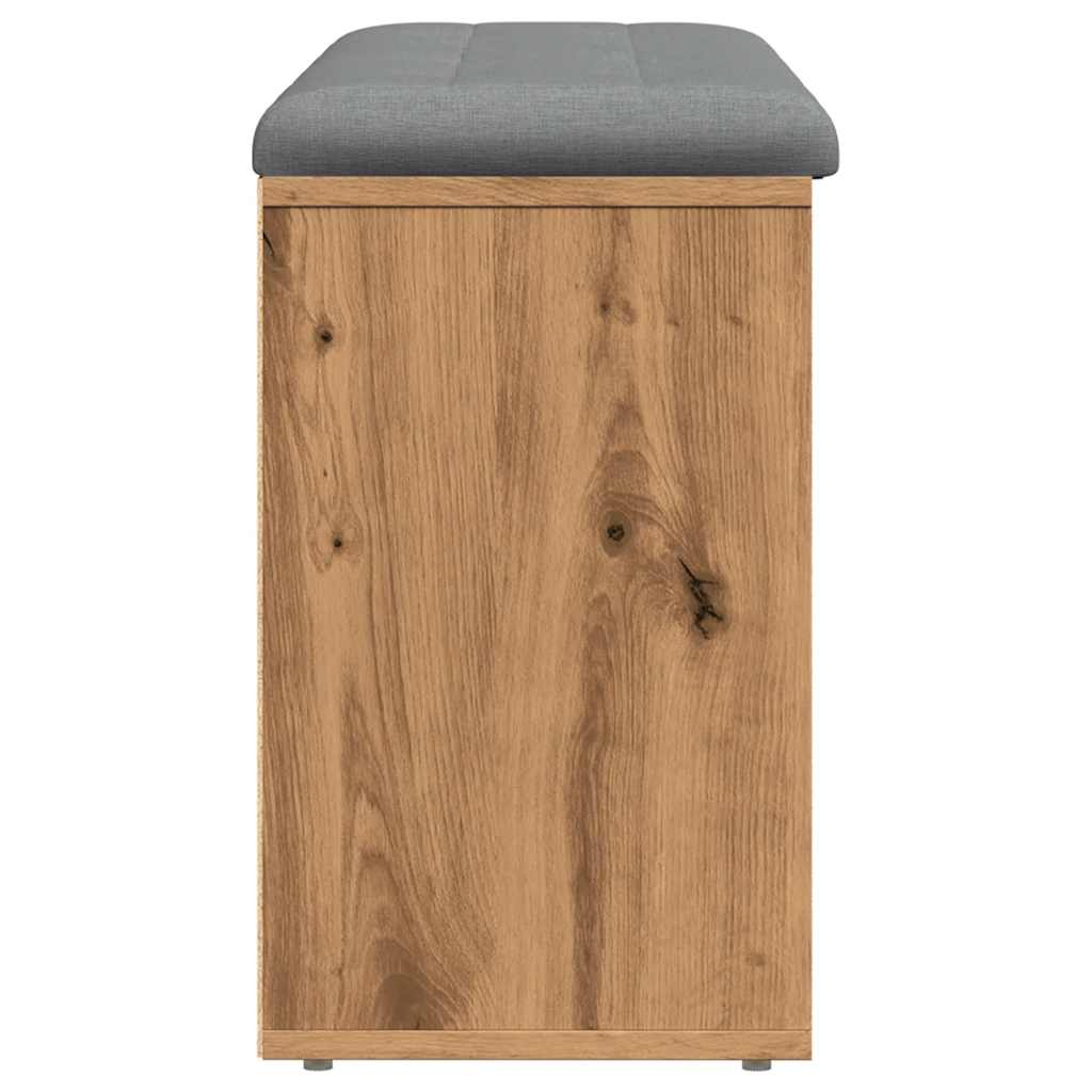 Sittebenk Skohylle Artisan Eik 102x32x50 cm
