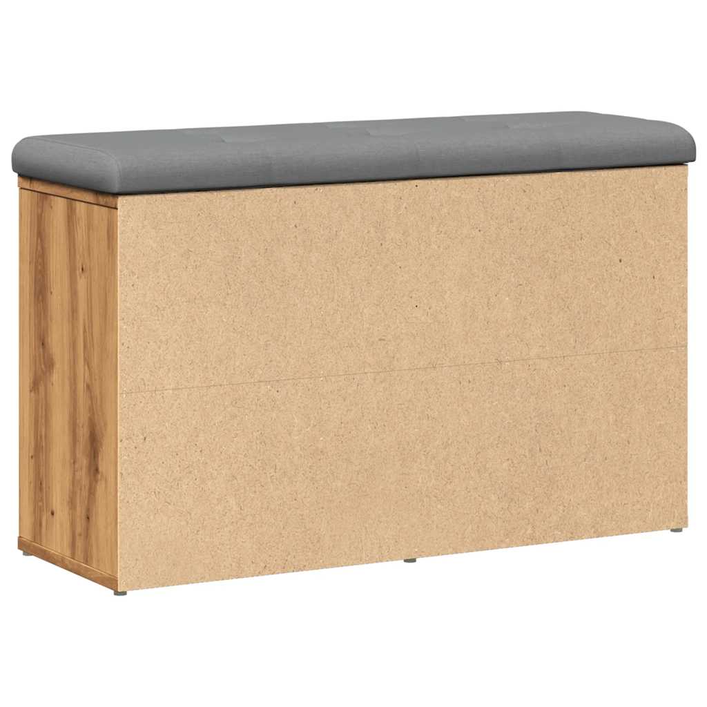 Sittebenk Skohylle Artisan Eik 82x32x50 cm