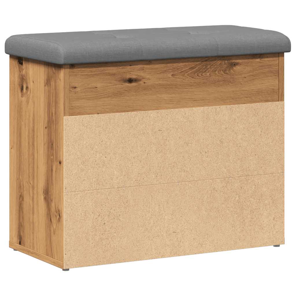Sittebenk Skohylle Artisan Eik 62x32x50 cm