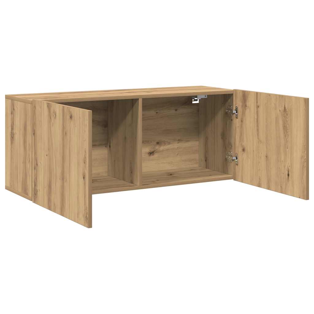 TV-Møbel Artisan Eik Vegghengt TV-benk 100x30x41 cm