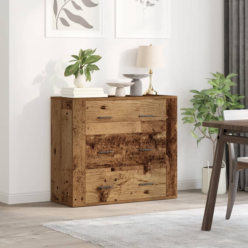 Skjenk Gammelt Tre 80x33x70 cm