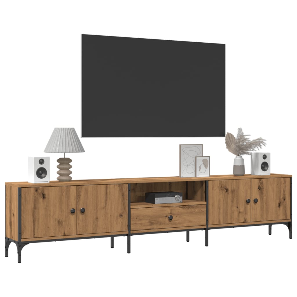 TV-Møbel Artisan Eik TV-benk med skuff 200x25x44 cm