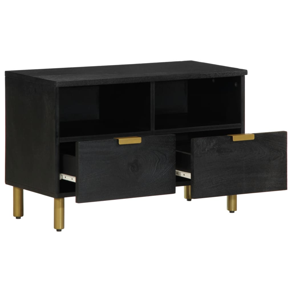 TV-Møbel Svart Tv-benk 70x33x46 cm