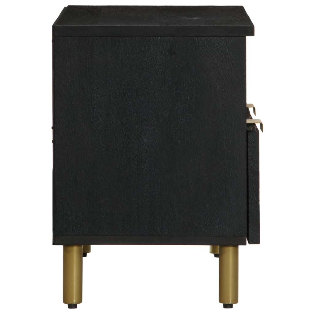 TV-Møbel Svart Tv-benk 70x33x46 cm