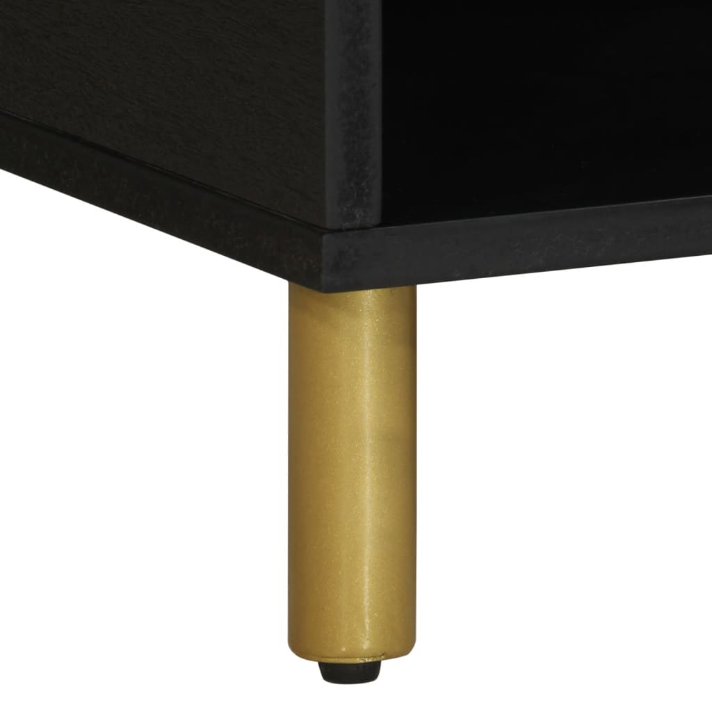 Salongbord Sofabord Svart 80x50x40 cm