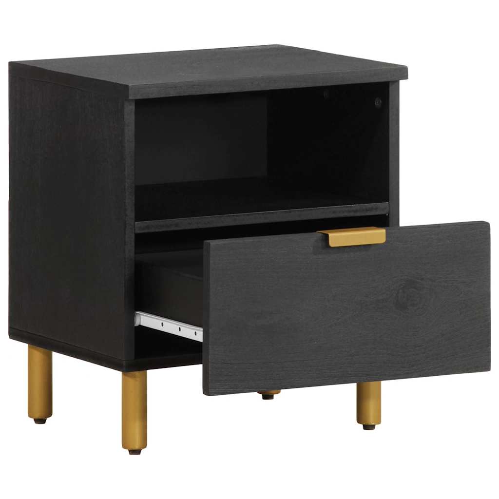 Nattbord Sengbord Svart 40x33x46 cm