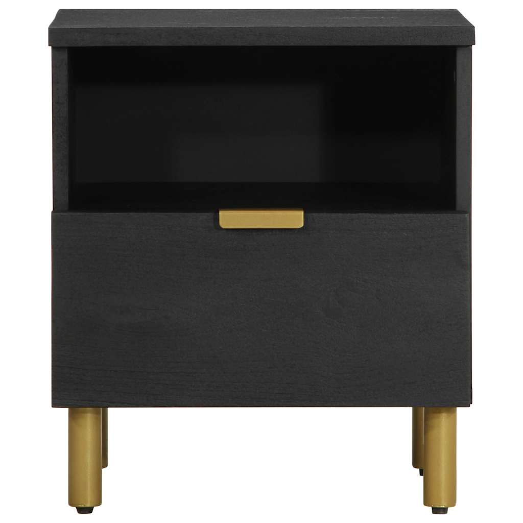 Nattbord Sengbord Svart 40x33x46 cm