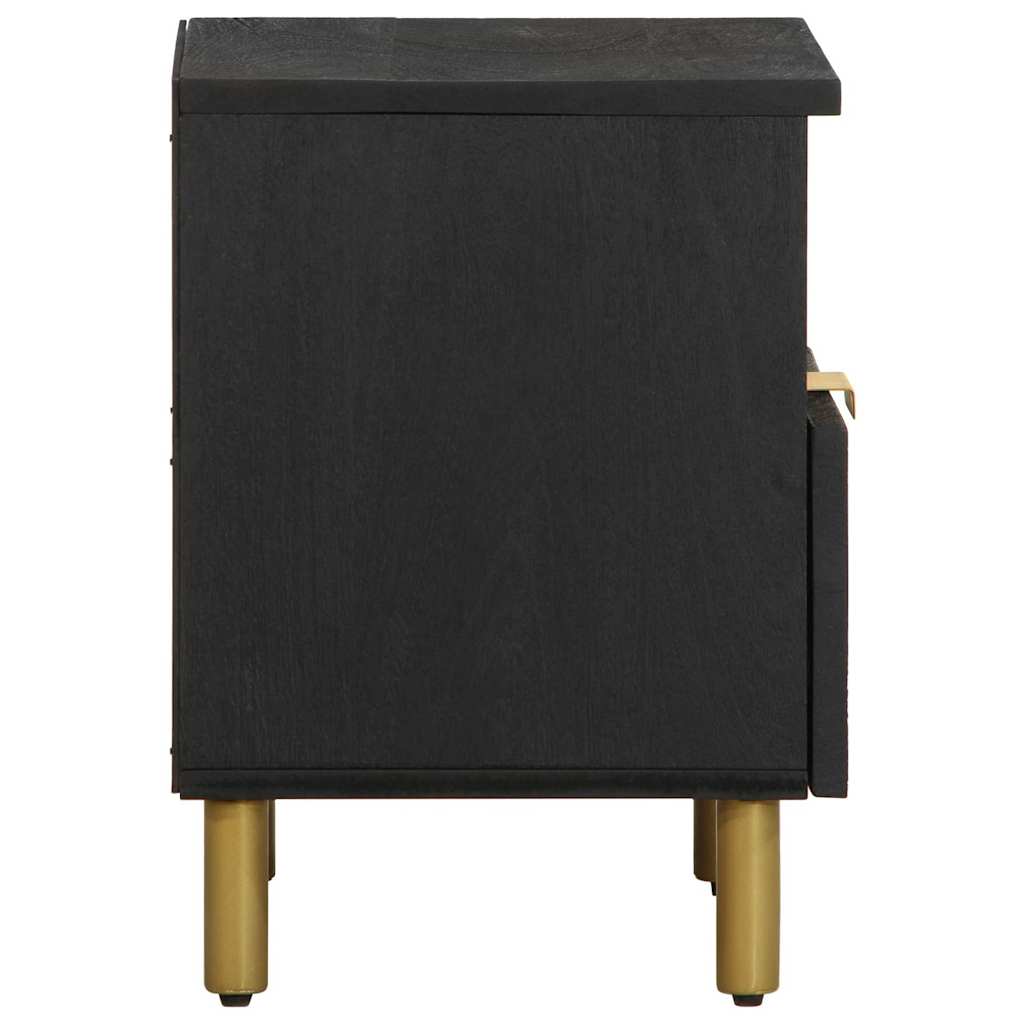 Nattbord Sengbord Svart 40x33x46 cm
