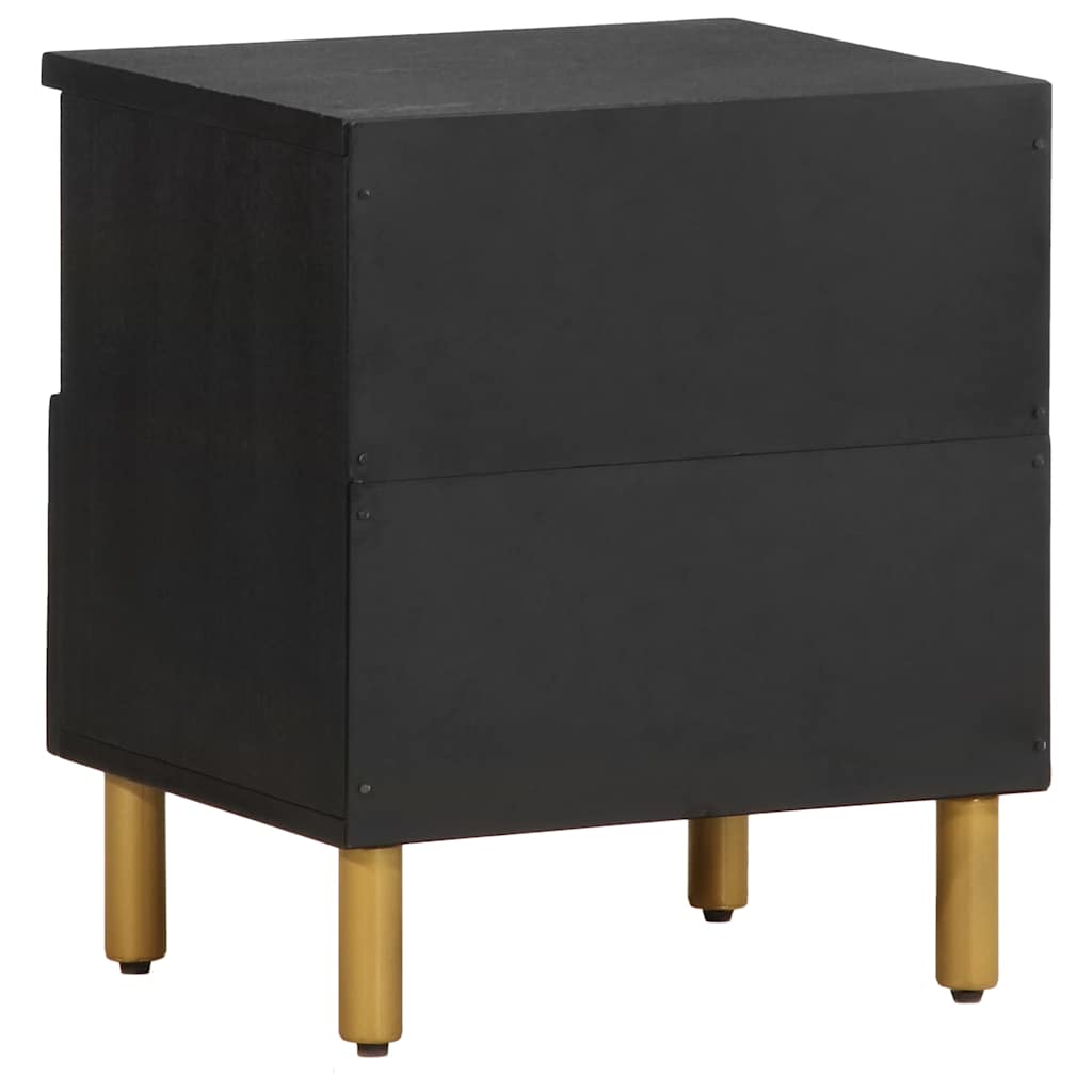 Nattbord Sengbord Svart 40x33x46 cm